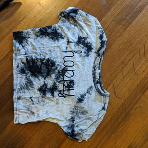 Tie-dye crop top